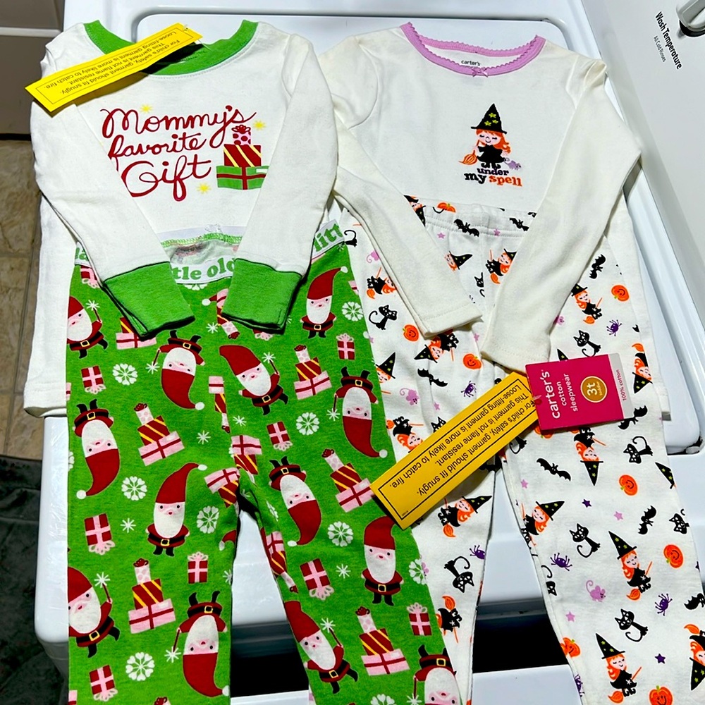 PJ sets NWT Carters 3T and Old Navy 2T 2-pc long sleeved